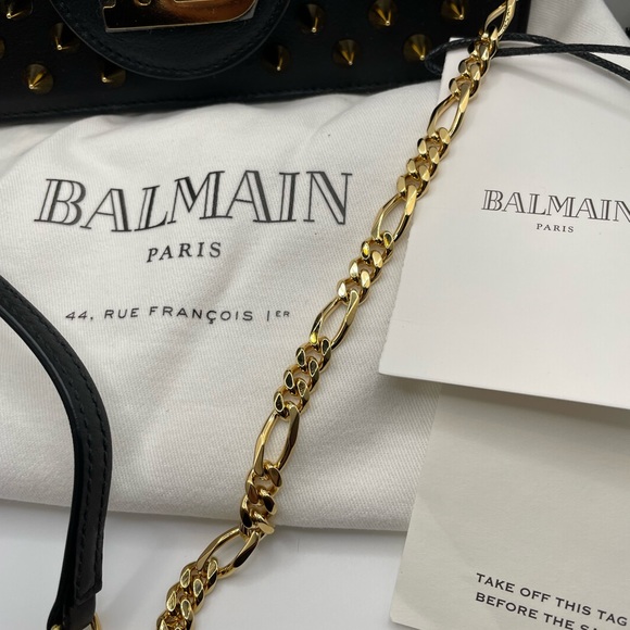 Gorg!  NEW!  Balmain B Studded Crossbody - Picture 7 of 12